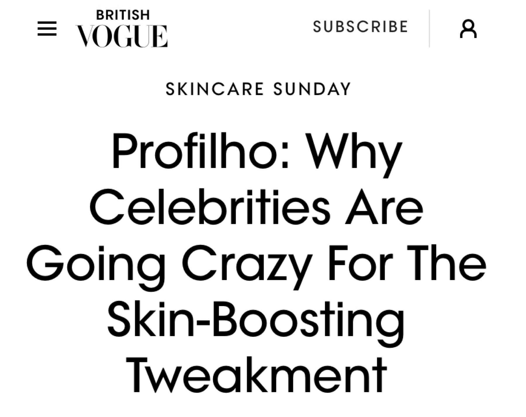 Profhilo vogue